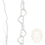 Chaîne - Argent coeurs 9.5mm - CHS736