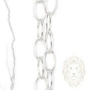 Chaîne - Argent double paperclip 9mm - CHS737