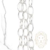 Chaîne - Argent triple paperclip 5mm - CHS738