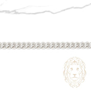Bracelet - Argent curb 5.2mm - BRS597