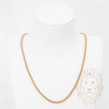 Chaîne - Or 10K deux tons jaune & blanc franco coupe diamant 3.15mm - CHG1309