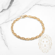 Bracelet - Or 10K jaune byzantine 4.7mm - BRG961