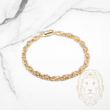 Bracelet - Or 10K jaune byzantine 4.7mm - BRG961