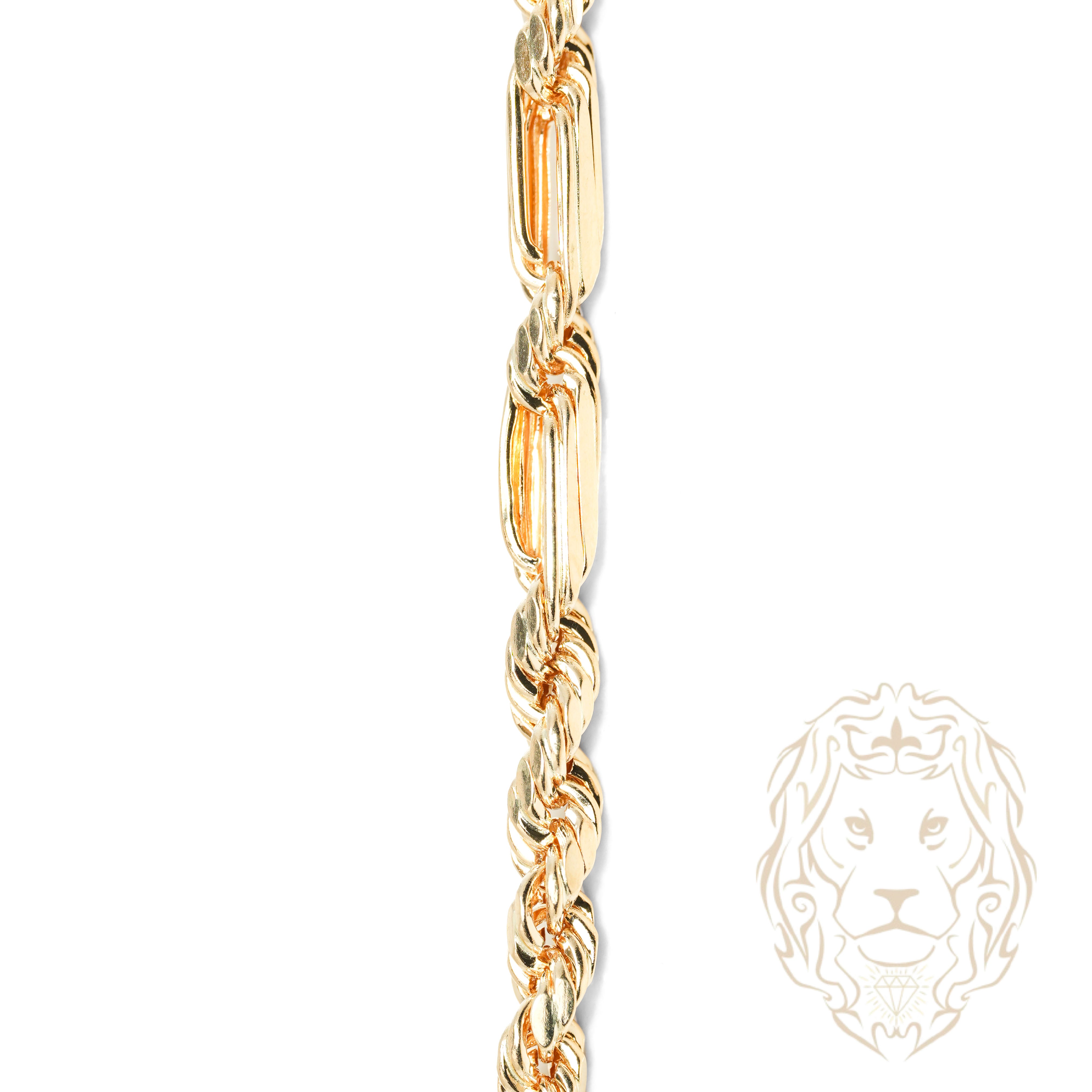 Chaîne - Or 10K jaune figarope 4.8mm - CHG1304