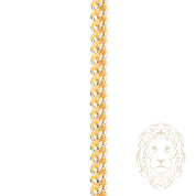 Chaîne - Or 10K deux tons jaune & blanc franco coupe diamant 3.15mm - CHG1309