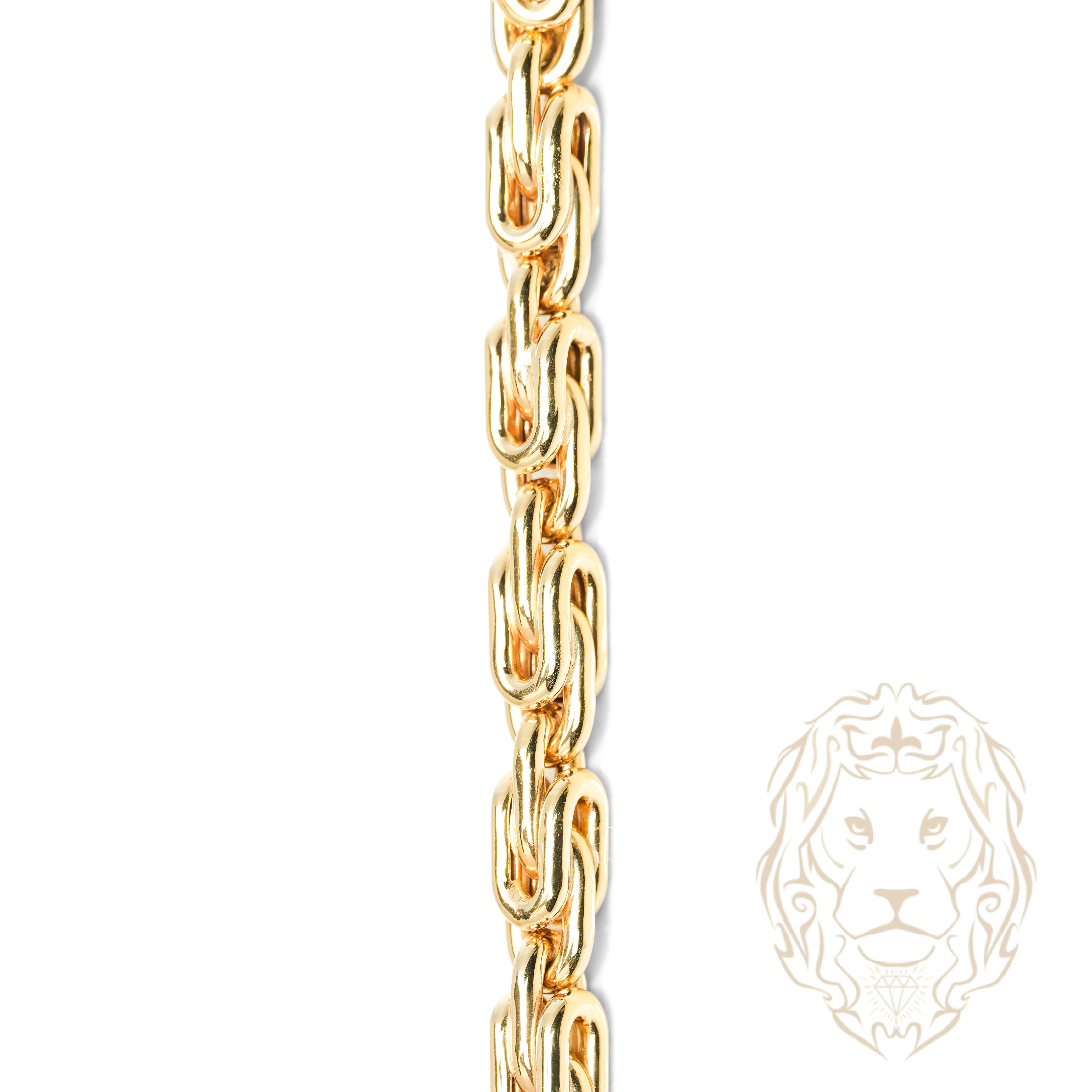 Chaîne - Or 10K jaune byzantine 4.7mm - CHG1312
