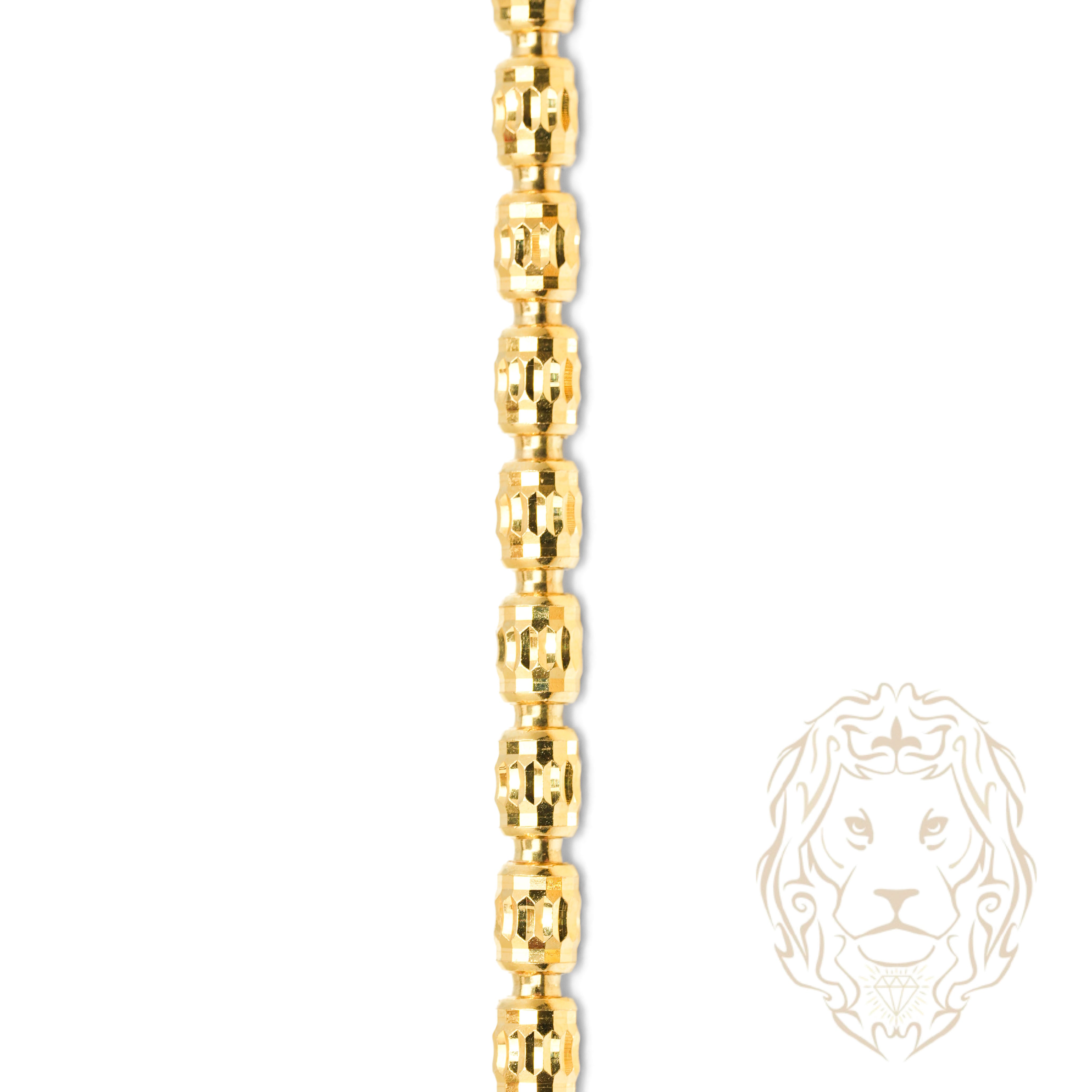 Chaîne - Or 10K jaune baril coupe diamant 3.9mm - CHG1314