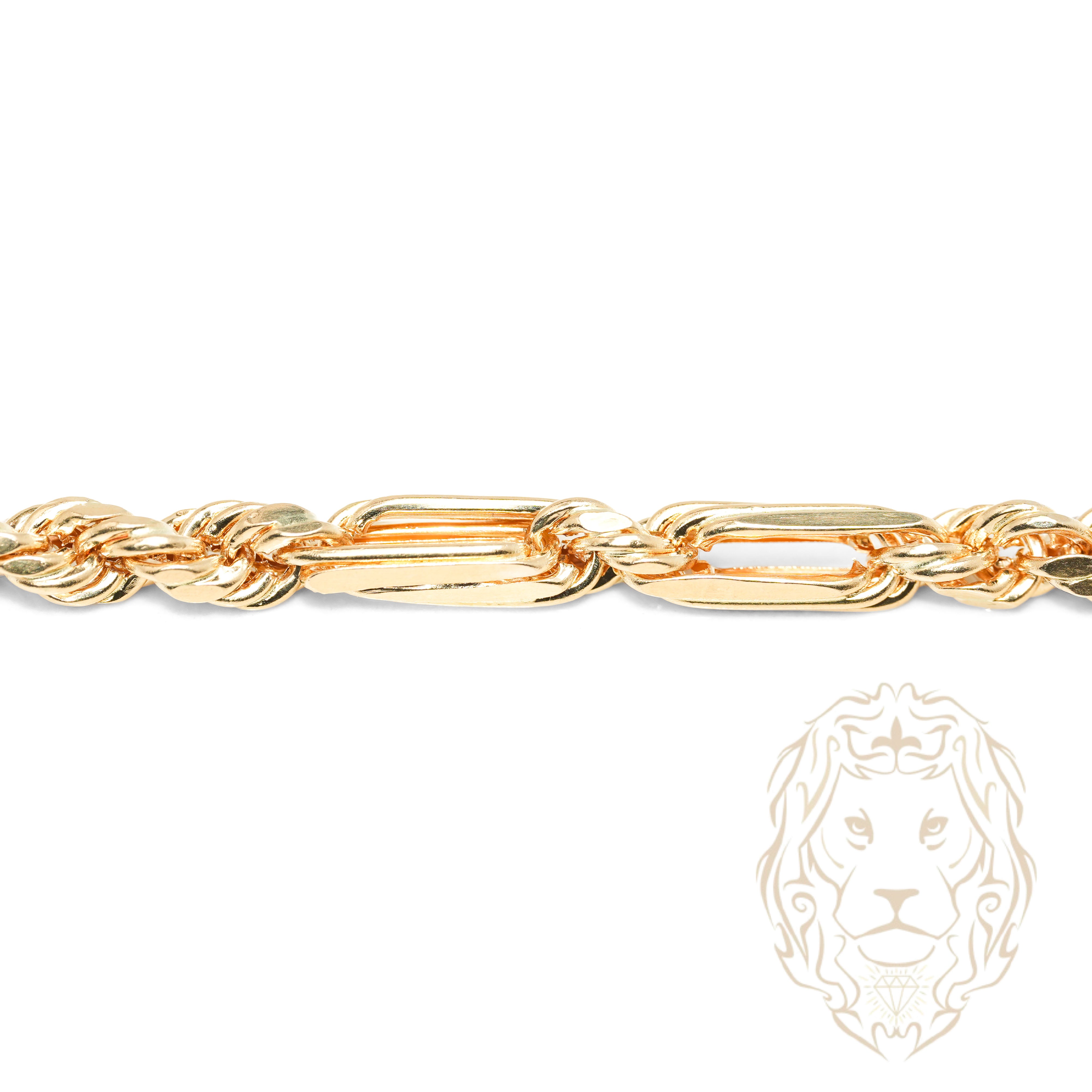 Bracelet - Or 10K jaune figarope 4.8mm - BRG958