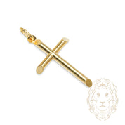 Pendentif - Or 10K jaune croix - PEG1249