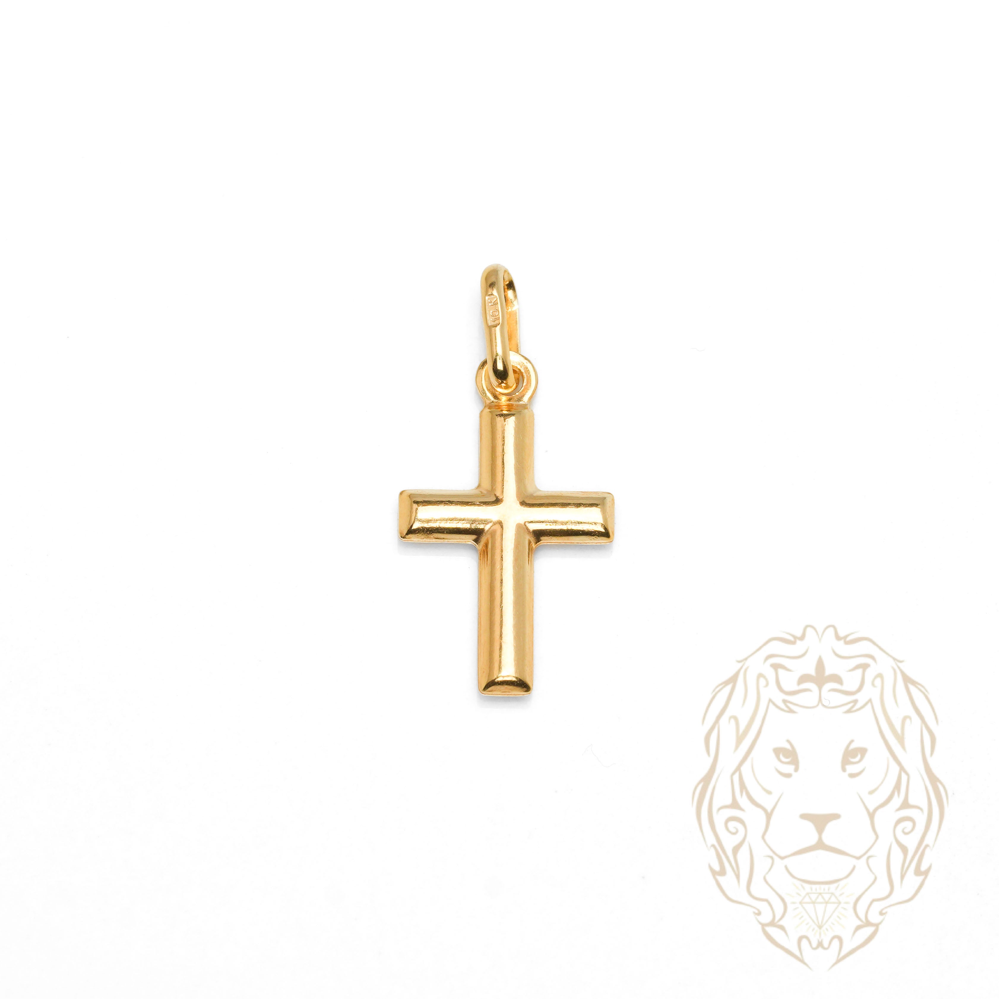 Pendentif - Or 10K jaune croix - PEG1258