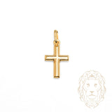 Pendentif - Or 10K jaune croix - PEG1258