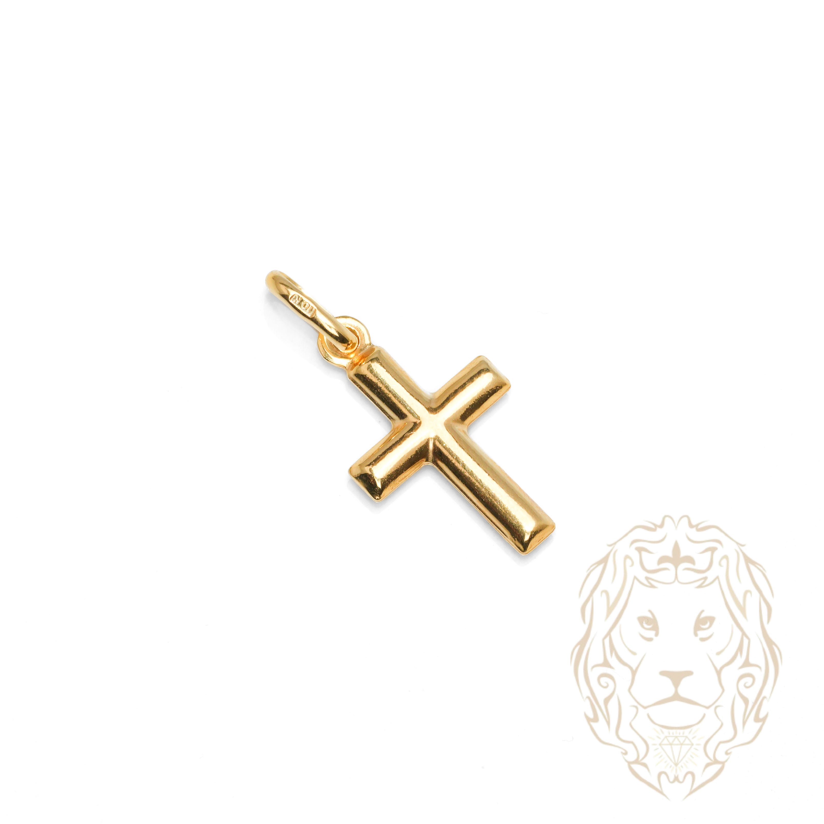 Pendentif - Or 10K jaune croix - PEG1258