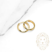 Huggies - Or 10K jaune classique 2mm X 10mm - BOG1295