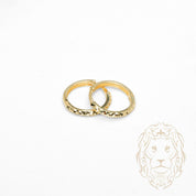 Hoops - Or 10K jaune coupe diamant 2mm X 11mm - BOG1309