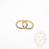 Hoops - Or 10K jaune coupe diamant 2mm X 11mm - BOG1309