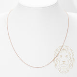 Chain - 10K Gold Diamond Cut Cable 1mm - CHG418