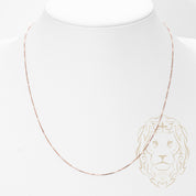 Chaîne - Or 14K rose boîte 0.5mm - CHG729