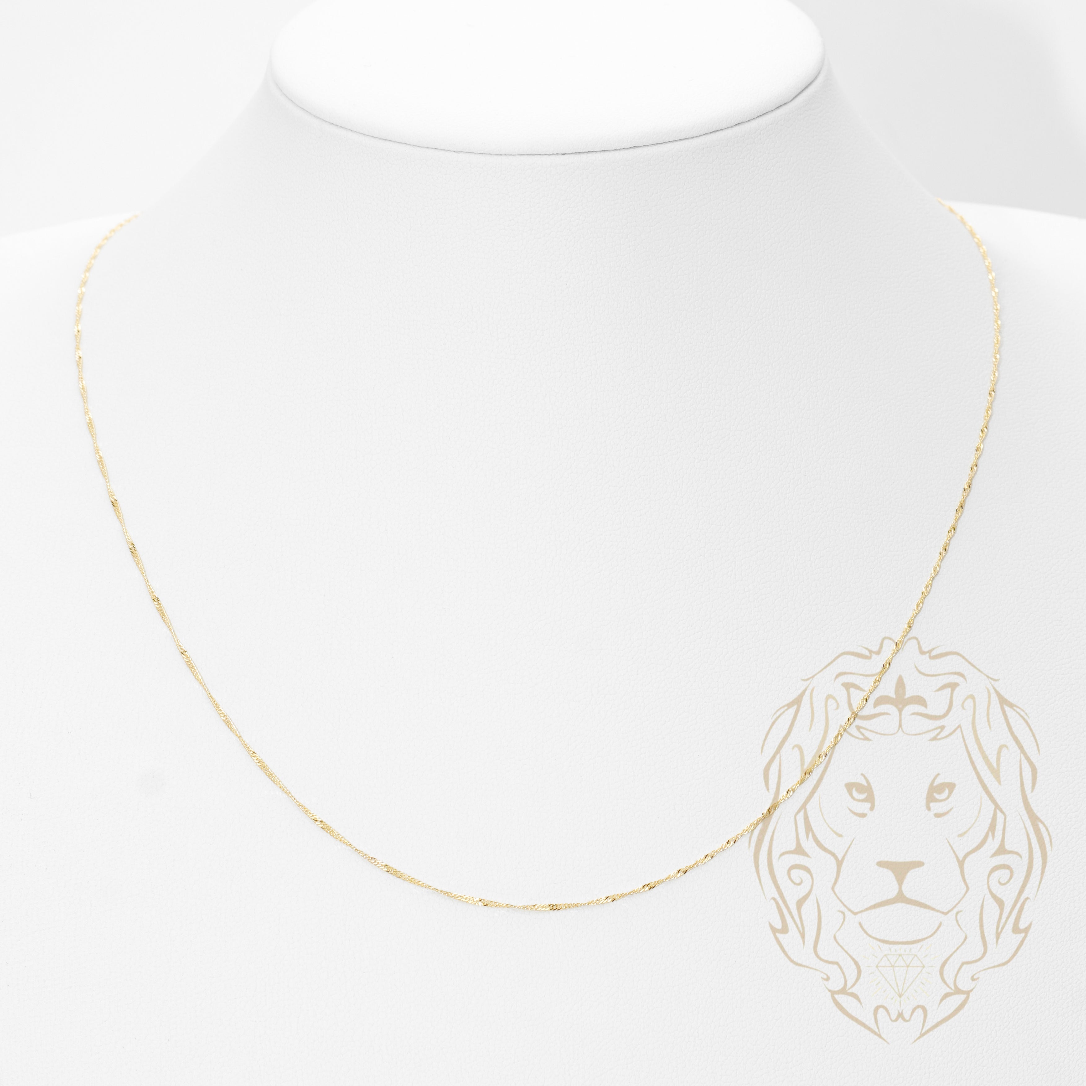 Chain - 10K yellow gold singapore 1mm - CHG432
