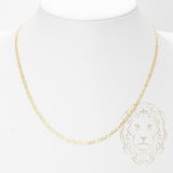 Chain - 10K yellow gold marine cut diamond 2.8mm - CHG442