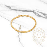 Bracelet - Or 10K jaune franco 3.2mm - BRG548