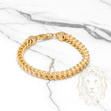 Bracelet - Or 10K jaune franco 7mm - BRG550