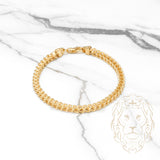 Bracelet - Or 10K jaune franco 5.5mm - BRG549