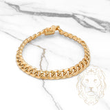 Bracelet - Or 10K jaune cuban link 9.5mm - BRG554
