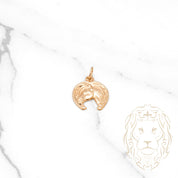 Pendentif - Or 18K jaune cheval & fer de cheval - PEG520