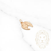 Pendentif - Or 18K jaune cheval & fer de cheval - PEG520