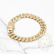 Bracelet - Or 10K jaune BJAMIL curb 10.5mm 7.5" - BRG431