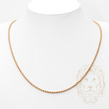 Chaîne - Or 18K jaune torsade solide 2.5mm - CHG471