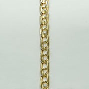Unisex Bracelet - 10K Gold Yellow Anchor Links 8.5" - BRG134