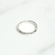 Bague enfant - Or 10K brillant coupe diamant blanc - RIG143