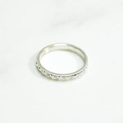 Bague enfant - Or 10K brillant coupe diamant blanc - RIG148