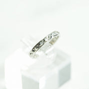 Bague enfant - Or 10K brillant coupe diamant blanc - RIG148
