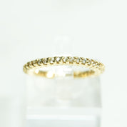 Bague - Or 10K éternité jaune cz - RIG162