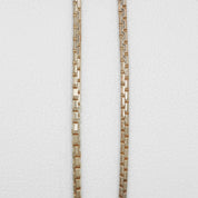 Ladies Anklet - 10K Rose Gold 9" Box Links - ANG007