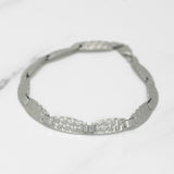 Unisex Bracelet - 10K Gold Diamond Cut Links 8" - BRG152