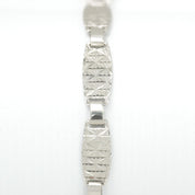 Unisex Bracelet - 10K Gold Diamond Cut Links 8" - BRG152