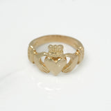 Bague - Or 10K jaune Claddagh - RIG227