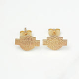 Studs - Or 10K jaune "Harley Davidson" - BOG077