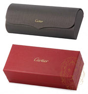 Lunettes Cartier – Première de Cartier argent avec verres verts CT0535S-002