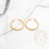 Boucles d'oreilles - Or 18K jaune hoops - BOG1070