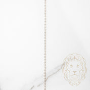 Chaîne - Or 14K blanc câble carré coupe diamant 1.4mm - CHG1008