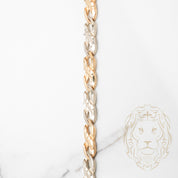 Collier - Or 10K deux tons jaune & blanc infini coupe diamant 5.5mm - CHG1012