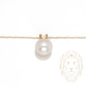 Collier - Or 14K jaune pendentif perle d'eau douce 8-8.5mm - CHG999