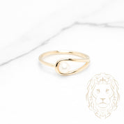 Bague - Or 10K jaune perle d'eau douce 4-4.5mm - RIG1012