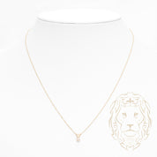 Collier - Or 14K jaune pendentif perle d'eau douce 3-3.5mm - CHG990