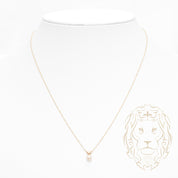 Collier - Or 14K jaune pendentif perle d'eau douce 5.5-6mm - CHG994