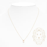 Collier - Or 14K jaune pendentif perle d'eau douce 5.5-6mm - CHG994